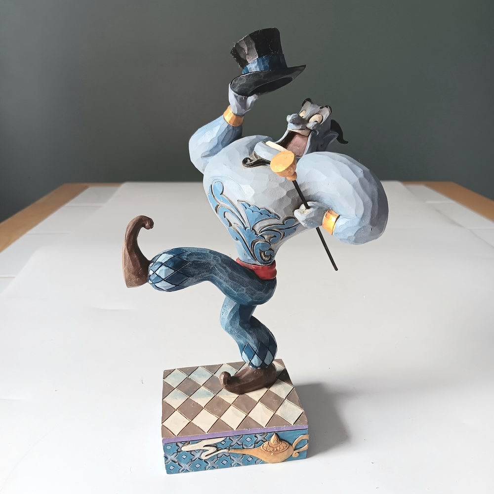 Jim Shore Disney Traditions Aladdin Genie Born Showman Figurine Enesco 8" Figure